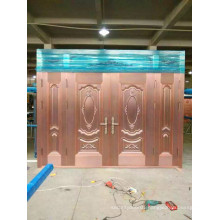 4 Panel Design Copper Door